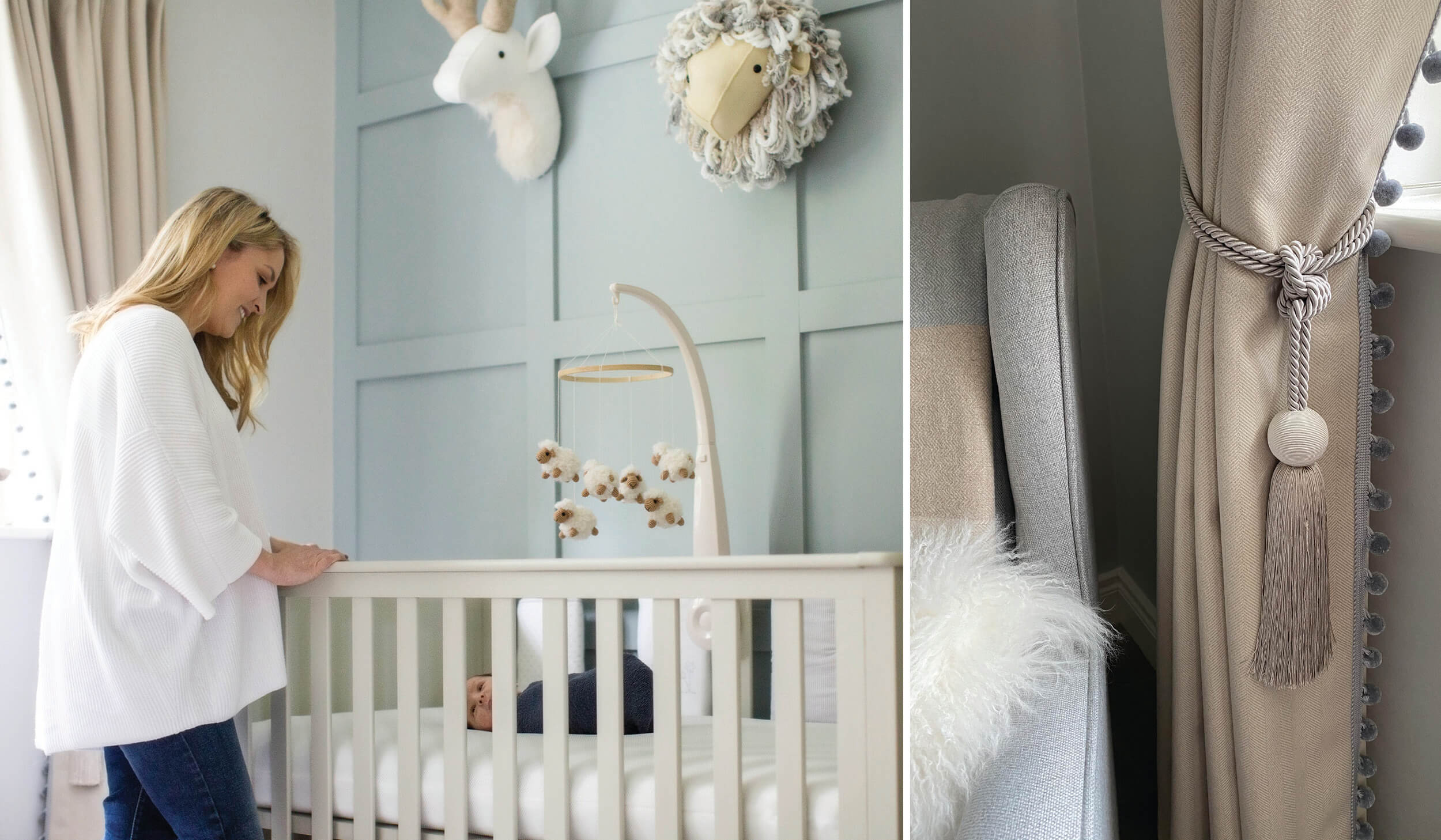 Nursery transformation with Irish Country Magazine and Lorna Pringle of @love.of.greige